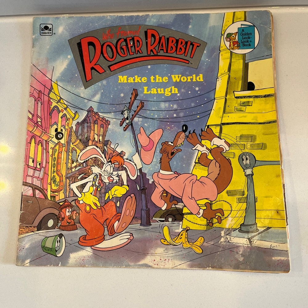 Roger Rabbit Make the World Laugh Vintage Book 1988